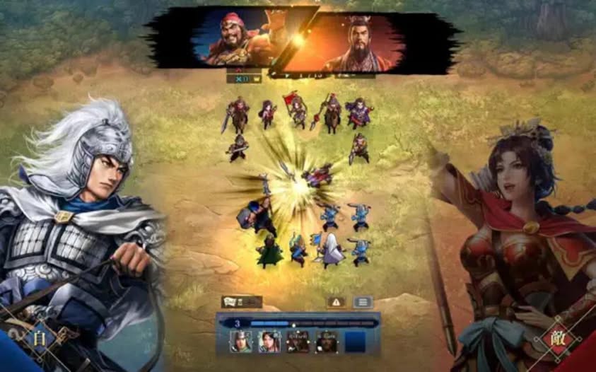 เกมวางแผนการรบสไตล์กระดานหมากรุก–โชงิ ผสมธีมสามก๊กสุดแหวกแนว!