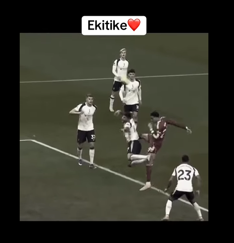 ไฮไลท์ลูกโหม่งสวยๆ แบก 3แต้มกลับบ้าน ekitike พาลิเวอร์พูลบุกมาชนะ เสปอร์สถึงถิ่น ด้วยสกอร์ สเปอร์ส 1 – 2 ลิเวอร์พูล ..ไก่โดนแดงหนักๆ 2ใบ..