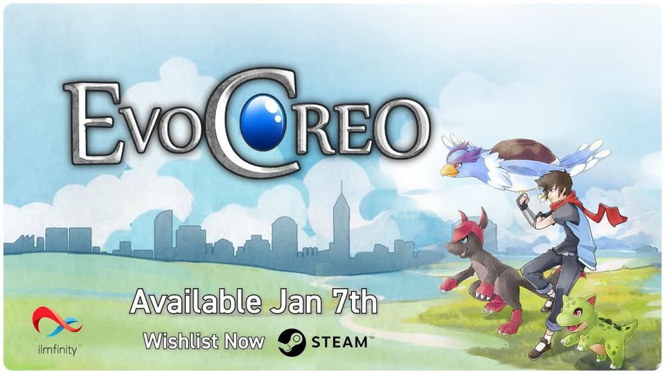 EvoCreo เตรียมลง PC บน Steam 7 มกราคม 2026 เกม Monster Taming สายคลาสสิก